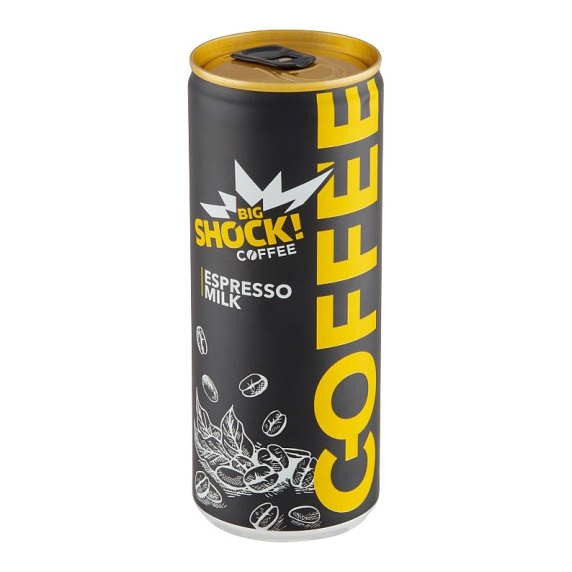 Big Shock Coffee 250ml plech