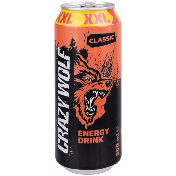 Crazy Wolf 0,5l plech