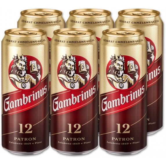 Gambrinus 12° 6x0,5l pl