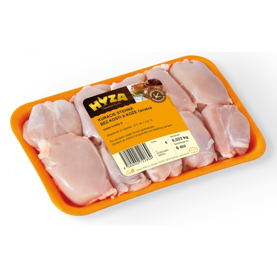 Hyza Kuracie stehná bez kosti a kože chladené 1kg