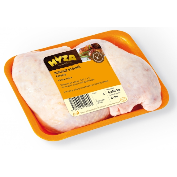 Hyza Kuracie stehná s kosťou a kožou chladené 1kg