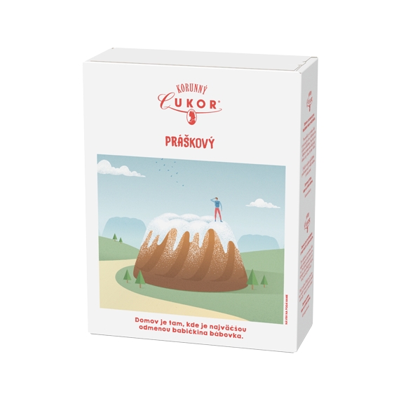 Korunný cukor práškový 500g