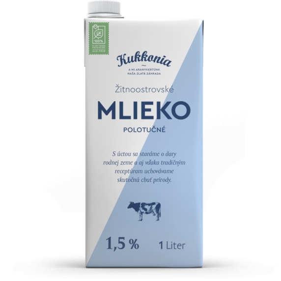 Kukkonia mlieko trvanlivé 1,5% 1l