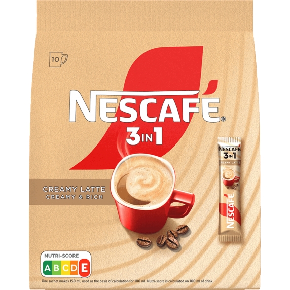 Nescafé 3 v 1 Creamy 10x15g