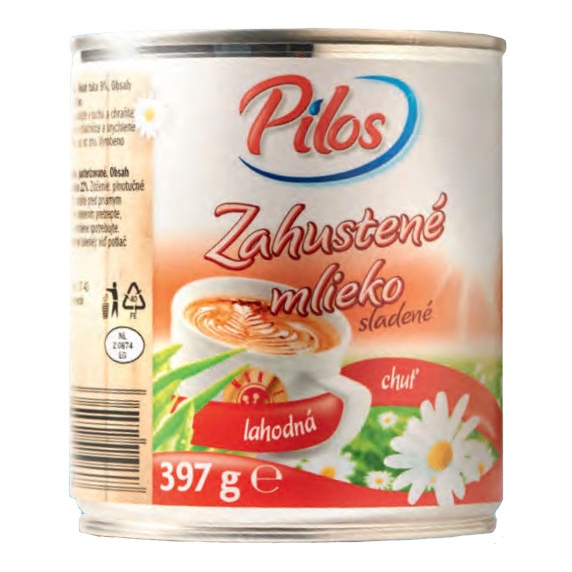 Pilos kondenzované mlieko 397g