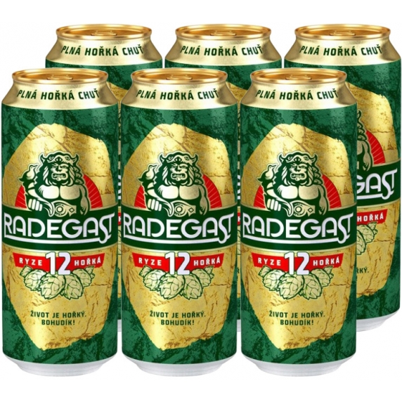 Radegast 12° 6x0,5l plech