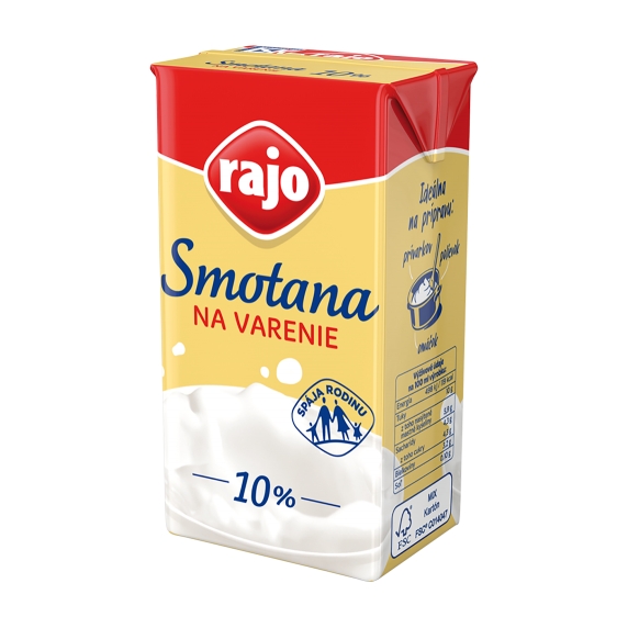 Rajo smotana na varenie 10% 250ml