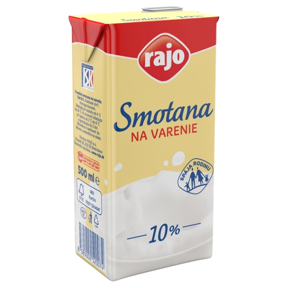 Rajo smotana na varenie 10% 500ml