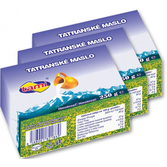 Tami Tatranské maslo 3x250g