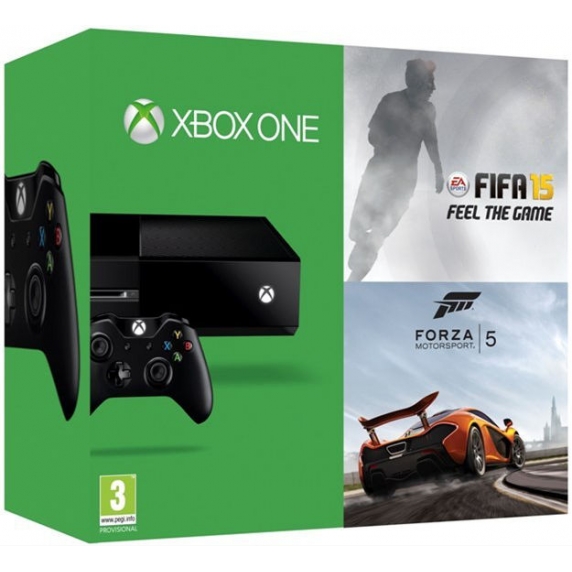 Xbox One 500GB + FIFA 15 + Forza 5