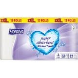 Floralys 3vrst. 12ks kuchynské utierky