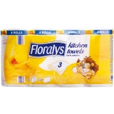 Floralys 3vrst. 4ks kuchynské utierky