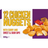 kuracie nugetky s dipom 300g (12ks)