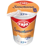Rajo smotana na šľahanie 33% 250ml